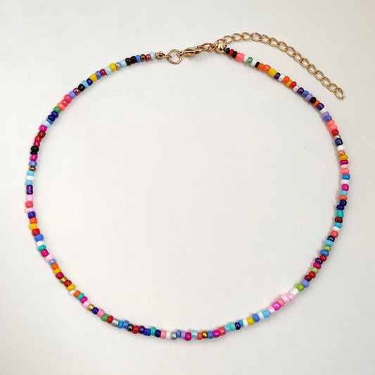 Multi-color Bead Necklace